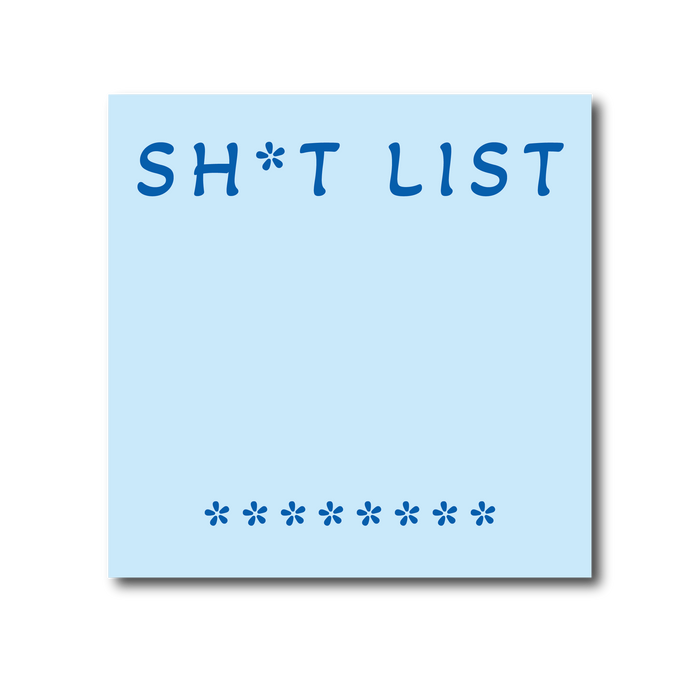 Sh*t List Notepad