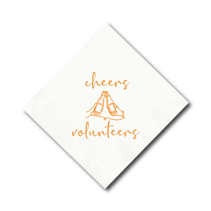 Cheers Volunteers Elegance Napkins