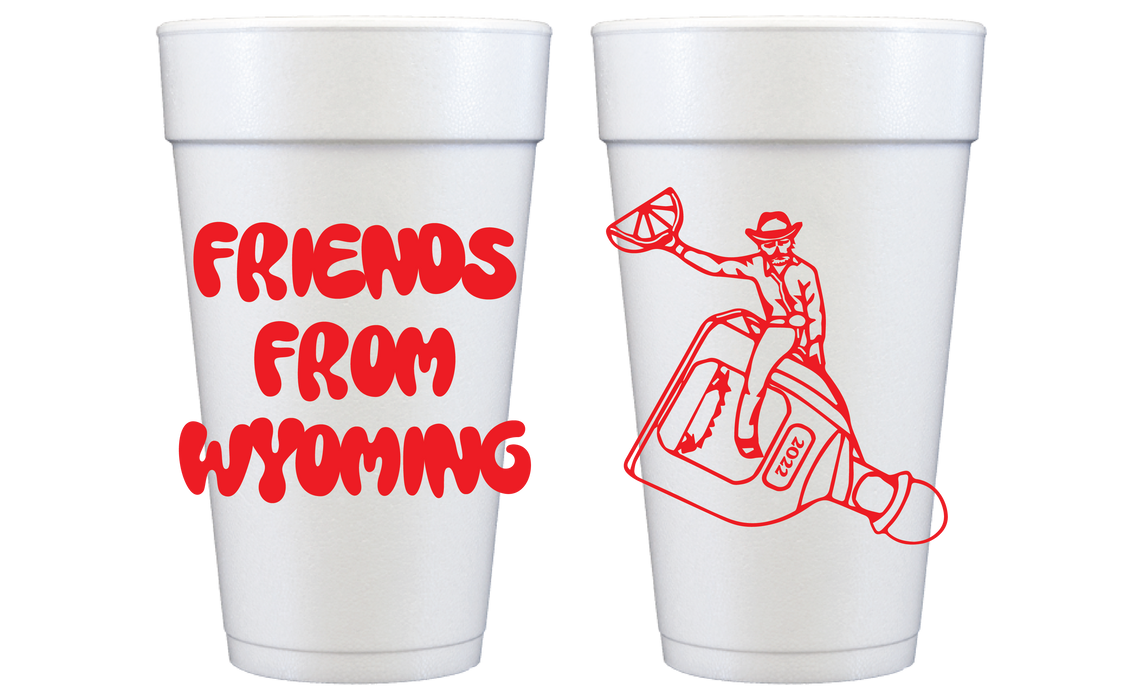 Friends from Wyoming x Tequila Sunrise Cup