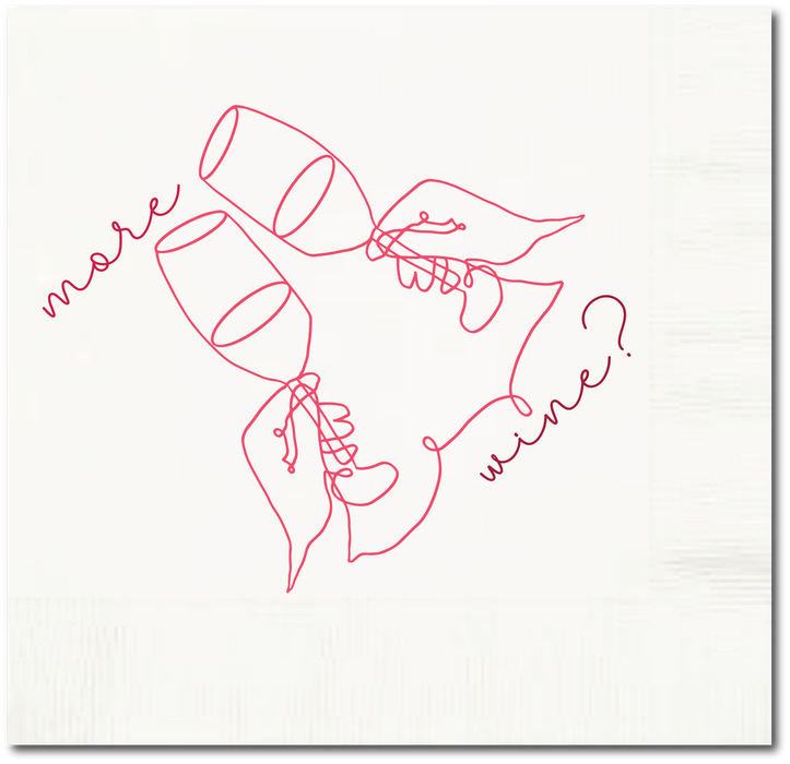 More Wine Beverage Napkins