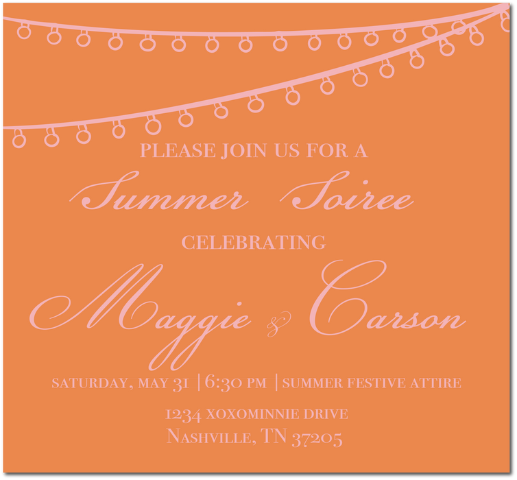 Summer Soiree Invitation