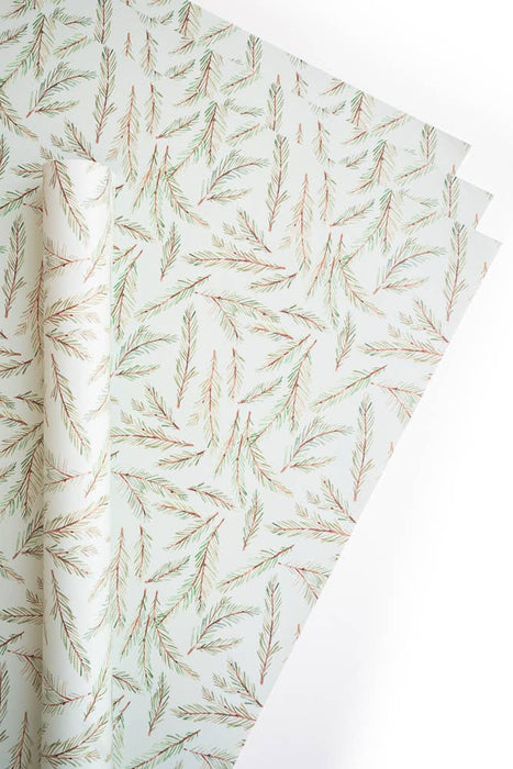 Winter Evergreen Tree Gift Wrap Roll